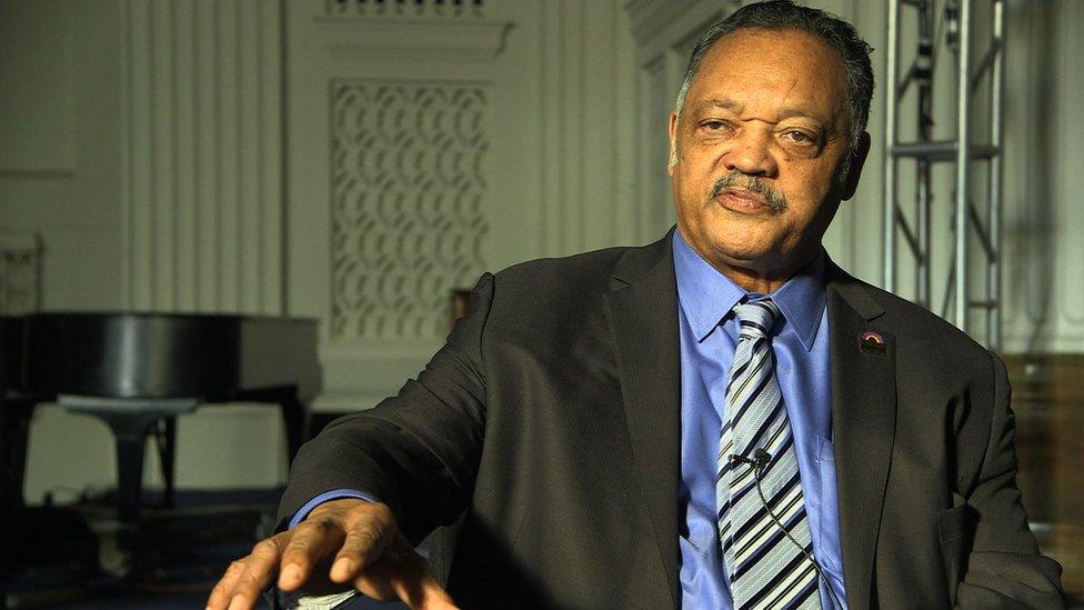 Reverend Jesse Jackson, aged 74