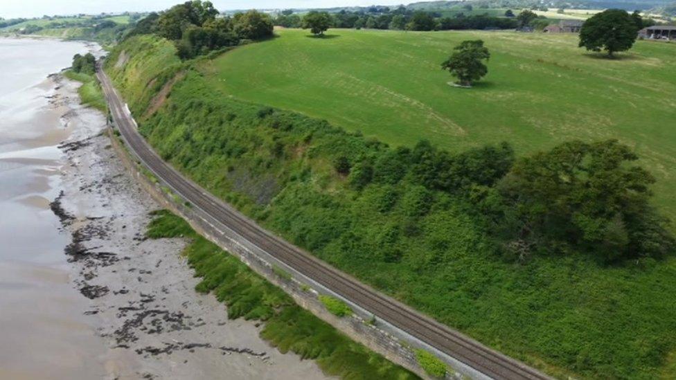 Newport to Gloucester rail line