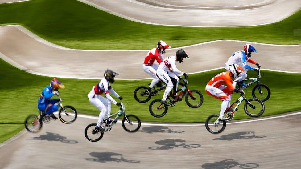 BMX racers