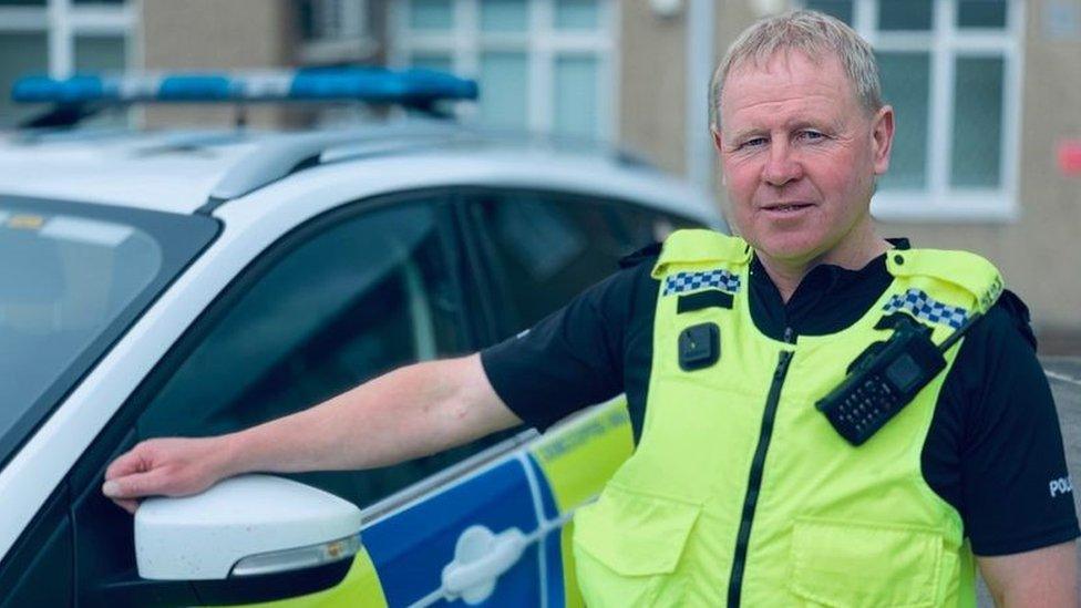 Northumbria Police special constable Michael Scott