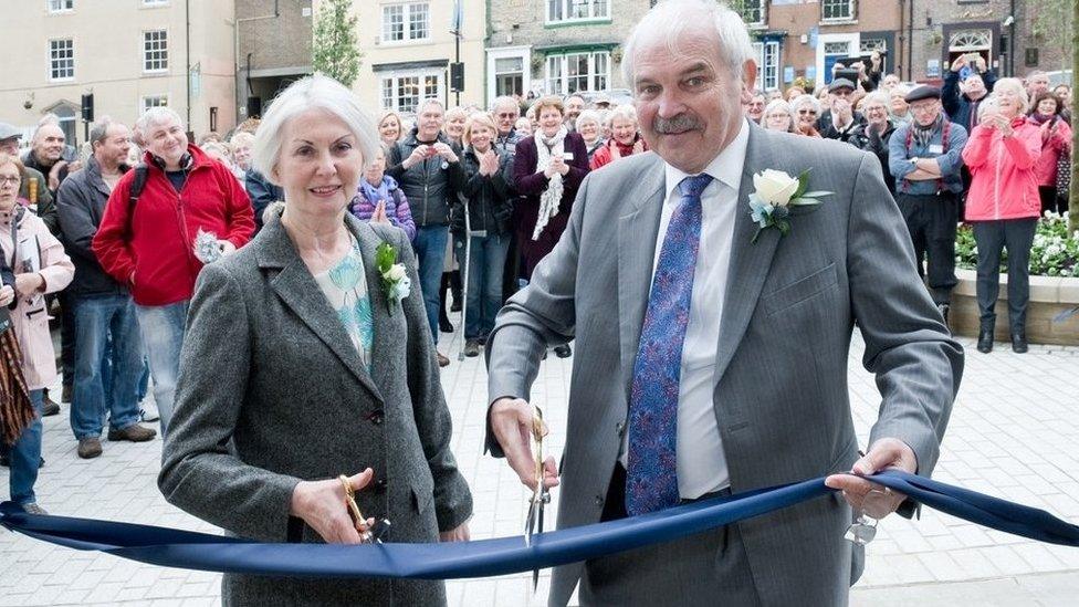 Gillian Wales and Dr Robert McManners, founders of the Gemini Collection of Mining Art