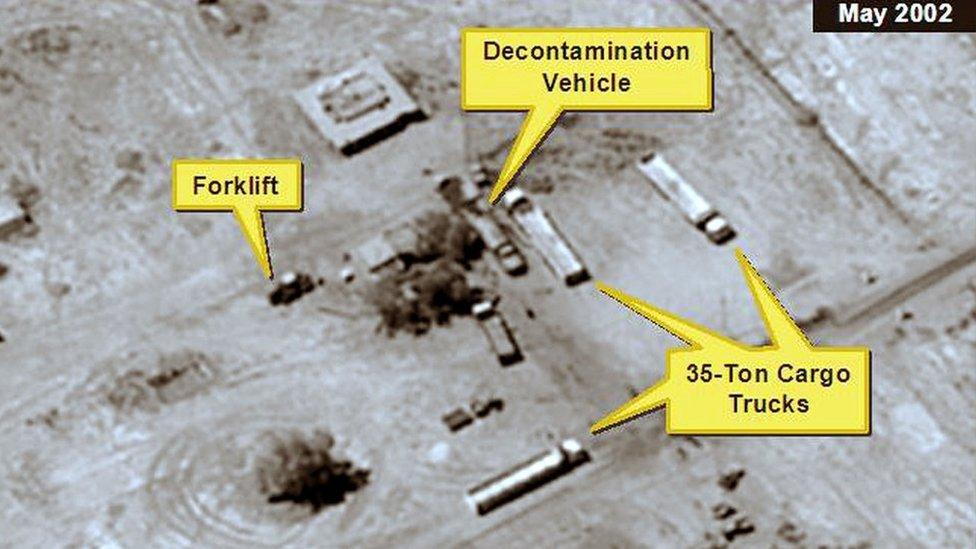 Satellite image used by US in 2003 UN presentation ahead of the Iraq War