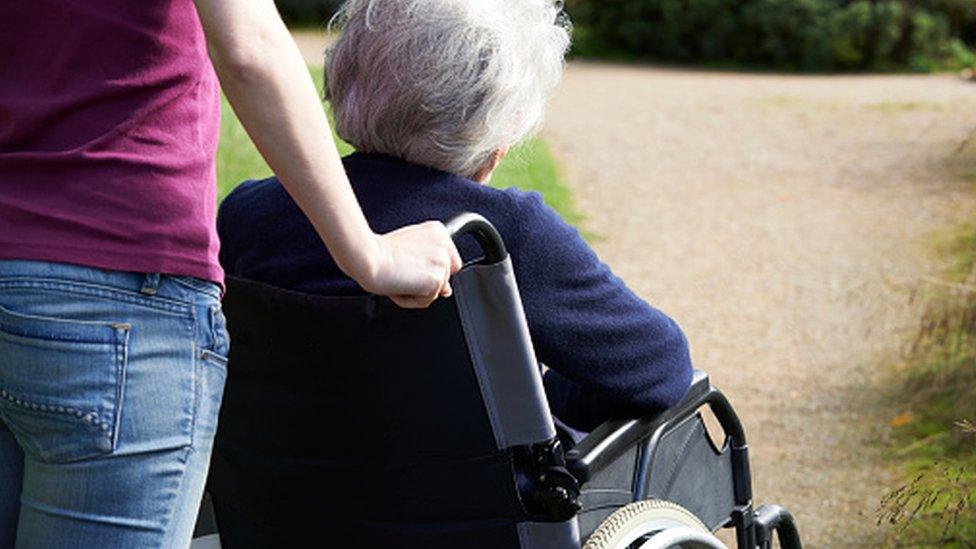 Person in wheelchair