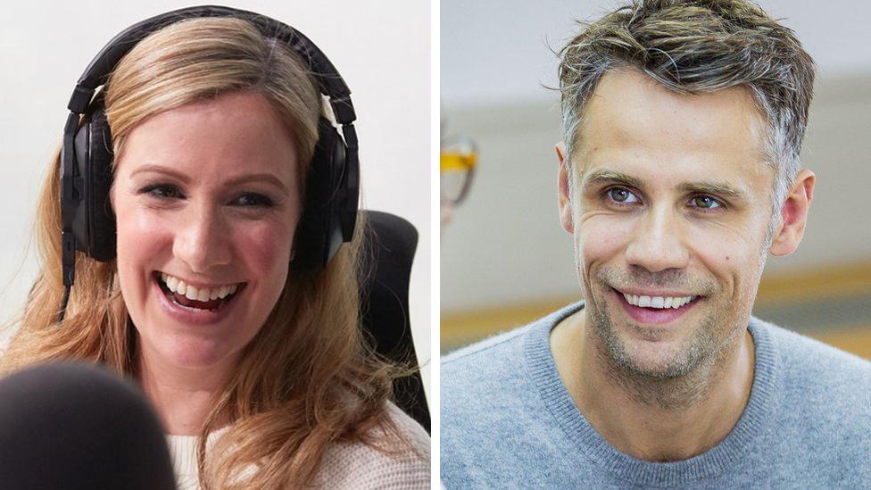 Rachael Bland and Richard Bacon