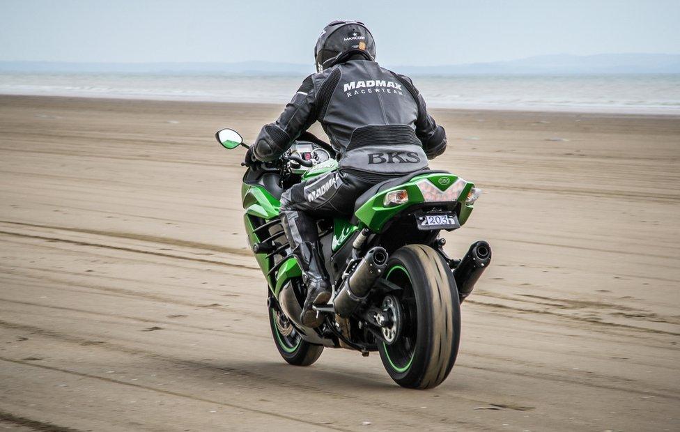 Zef Eisenberg at Pendine Sands