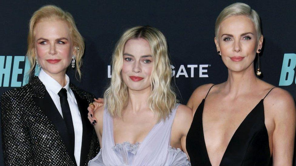 Nicole Kidman, Margot Robbie and Charlize Theron