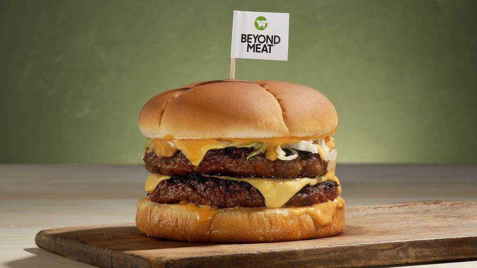 A Beyond Meat burger