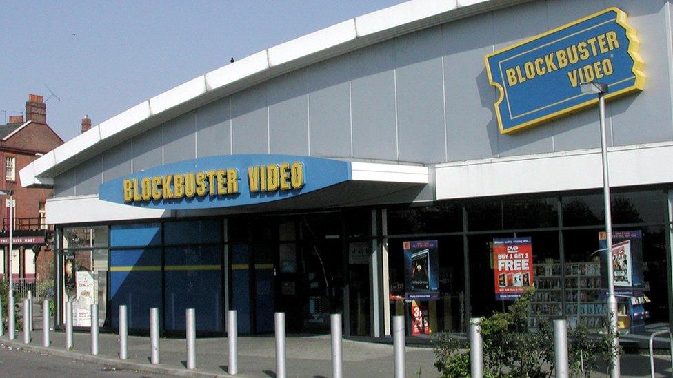 Blockbuster store