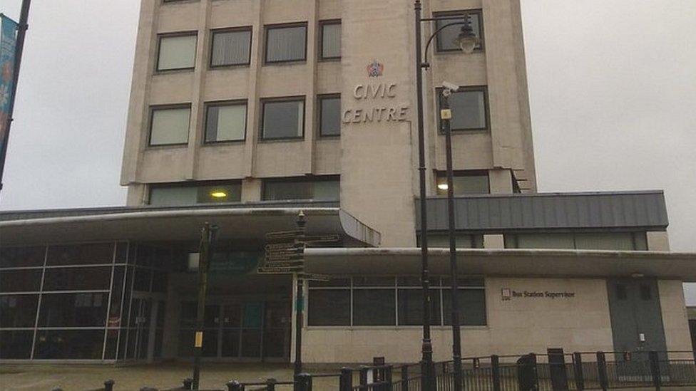 Oldham Council's Civic Centre external view