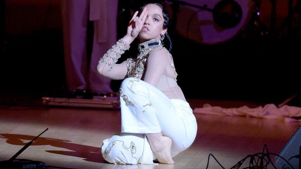 FKA twigs on stage