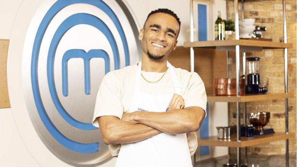 Munya Chawawa, appearing on Celebrity MasterChef