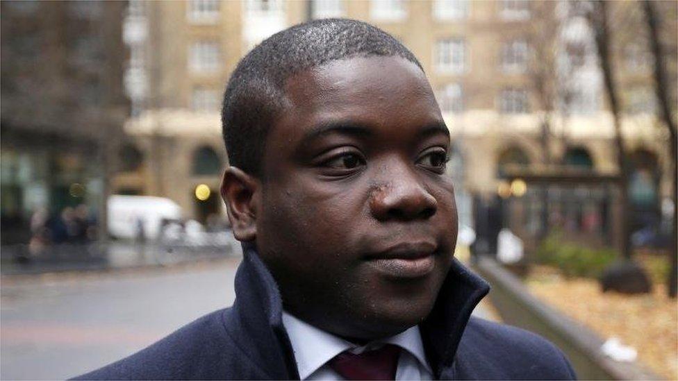 Kweku Adoboli arriving at court on 20 November 2012