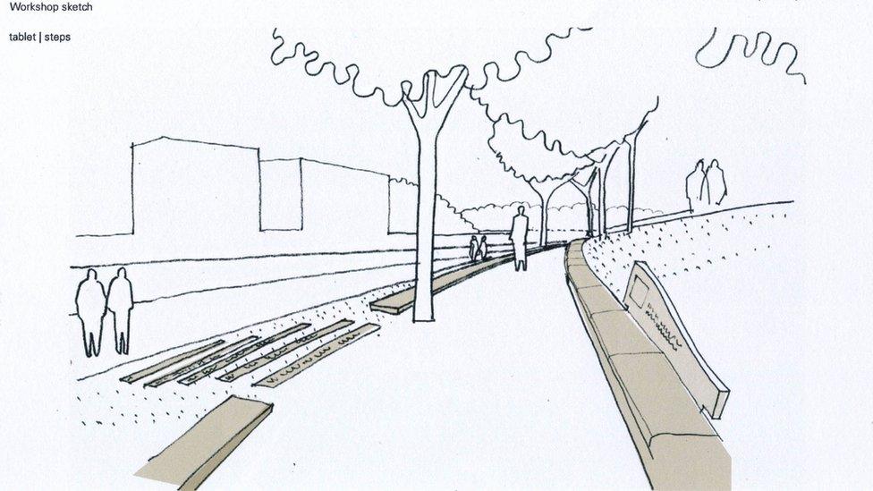 Memorial sketch for Sam Amin memorial