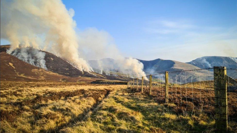 Mynydd Mawr fire