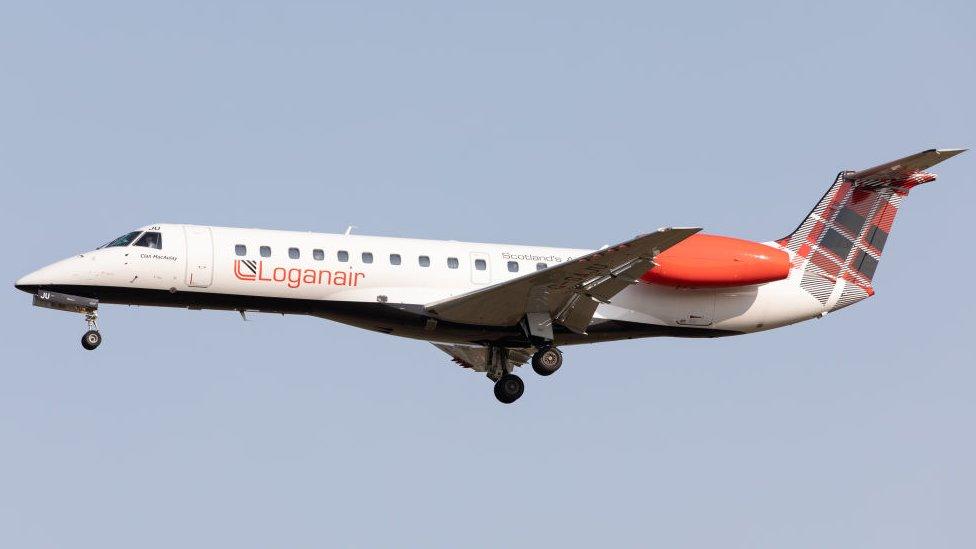 Loganair plane