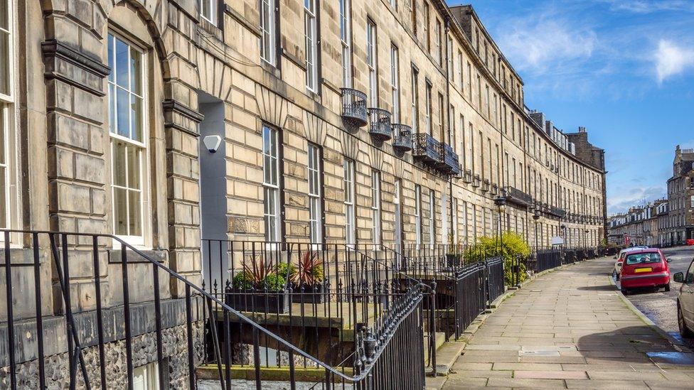 Terrace in Edinburgh