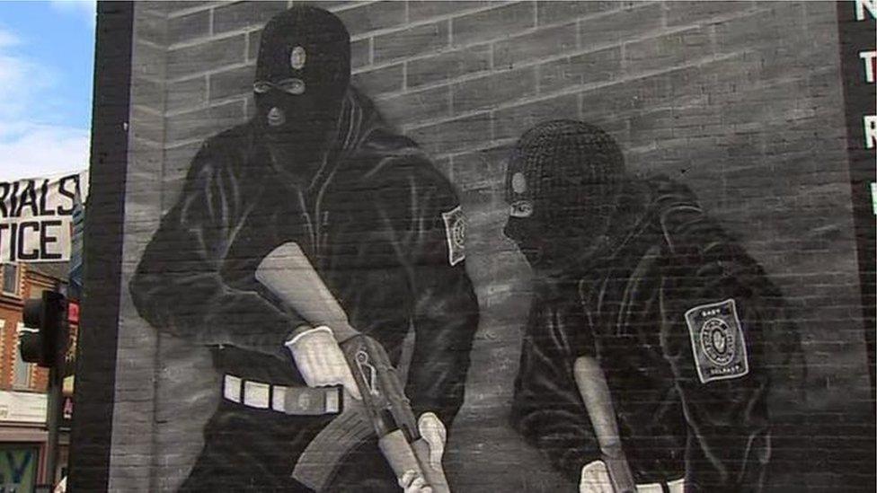 Paramilitary mural