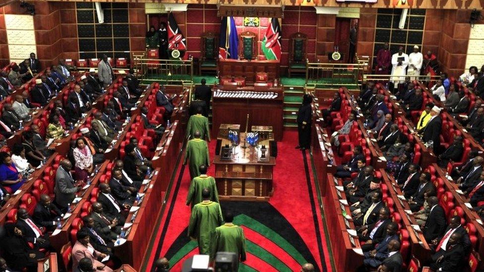 Opening of the 11th Parliament in Nairobi - Kenyan National Assembly in 2013