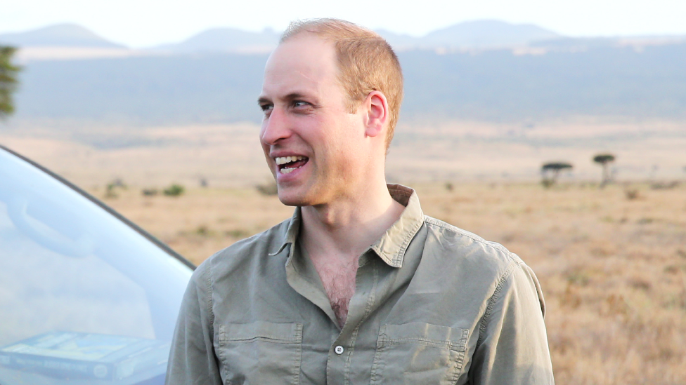 Prince William in Kenya