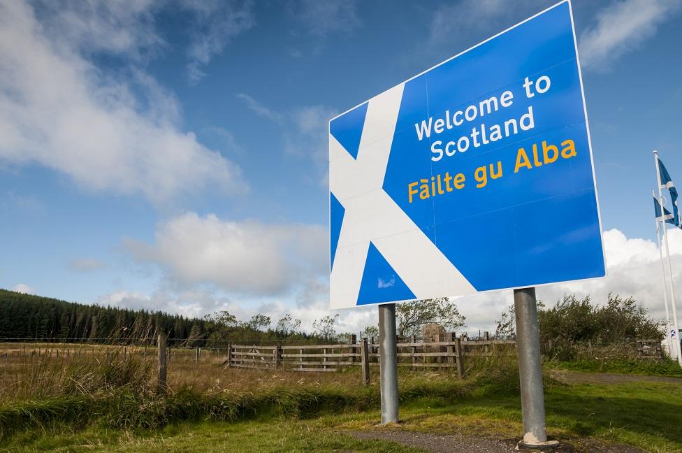 Scotland England border