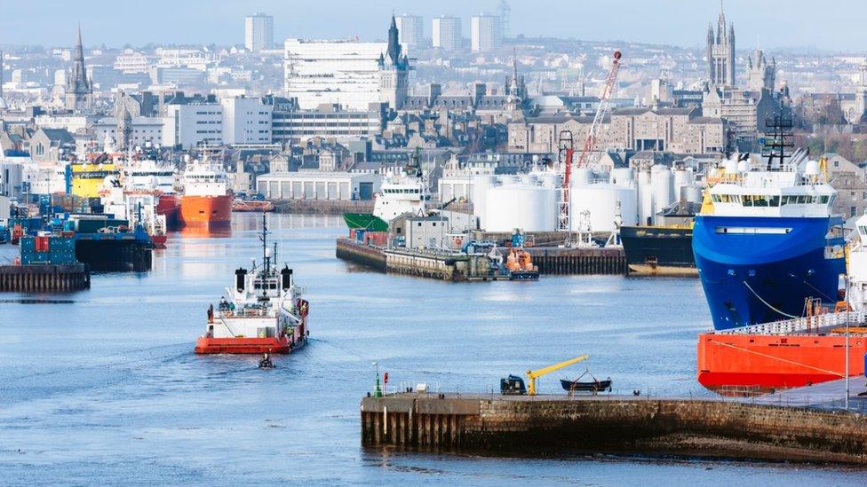 Aberdeen harbour