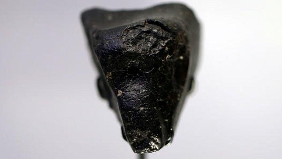 Black beauty meteorite