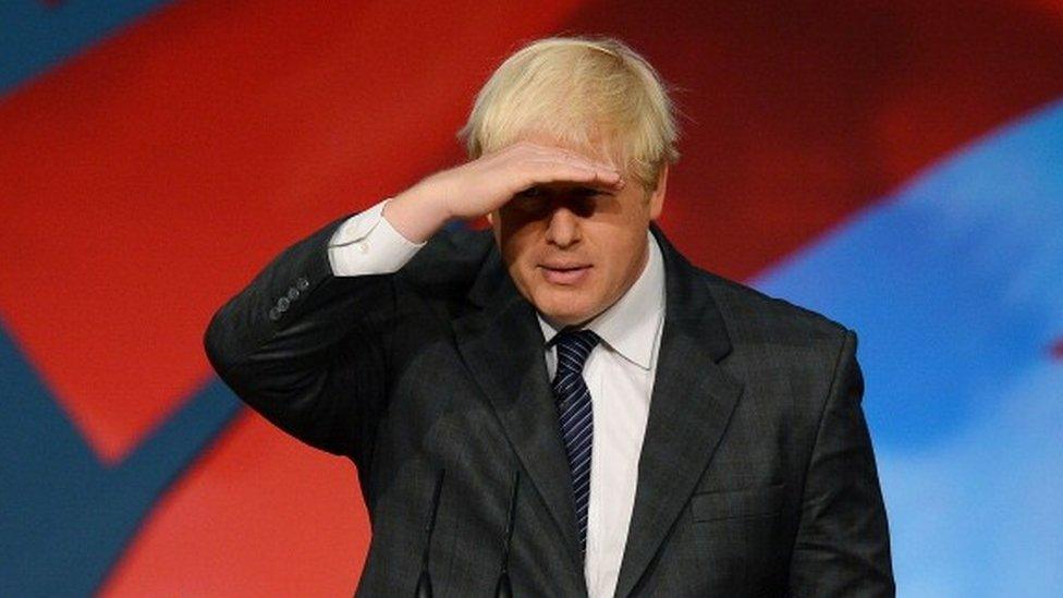 Boris Johnson at Conservative conference 2012