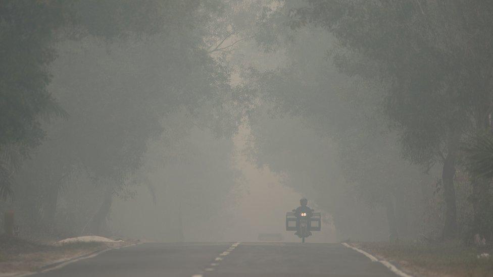 Haze in Palangkaraya