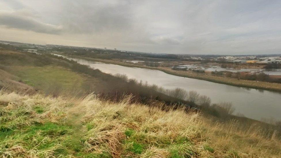 View from Maze Park Nature Reserve