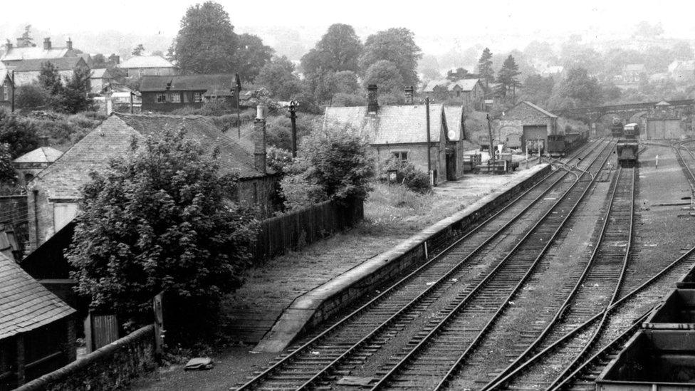 1953; it was an enthusiasts' excursion as Wirksworth had closed to regular passengers back in 1947.