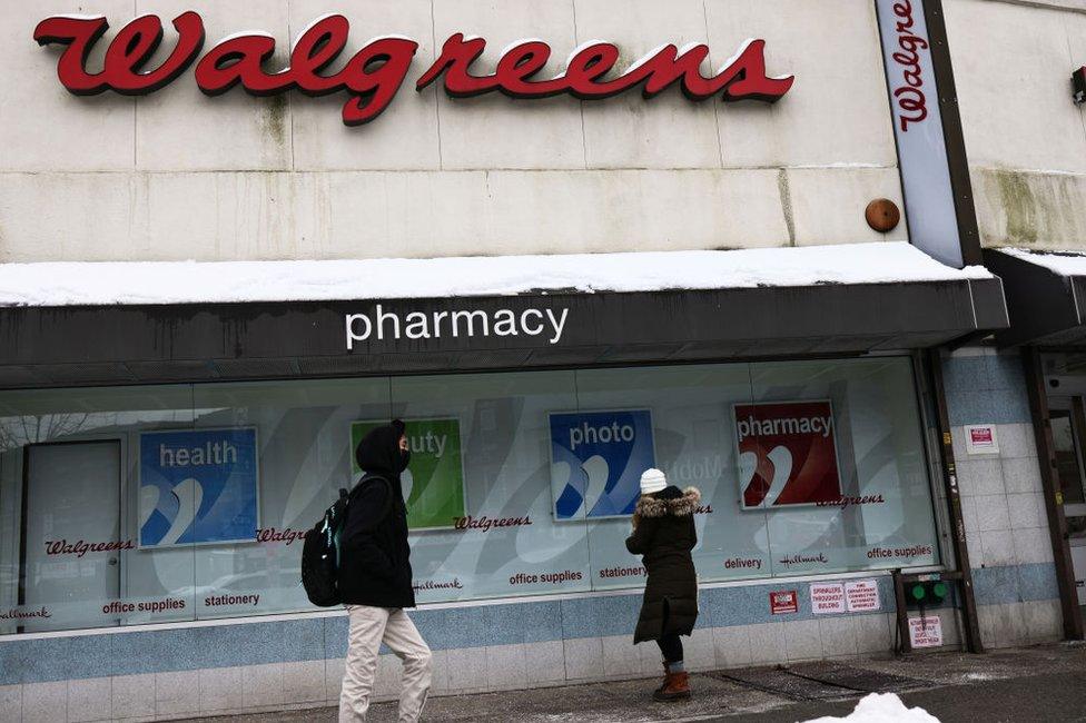 A Walgreens store