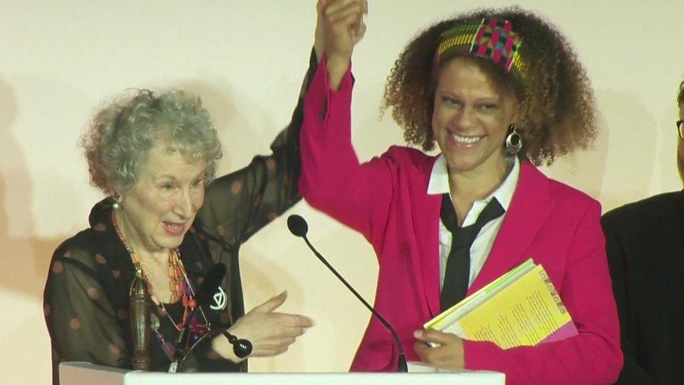 Margaret Atwood and Bernardine Evaristo