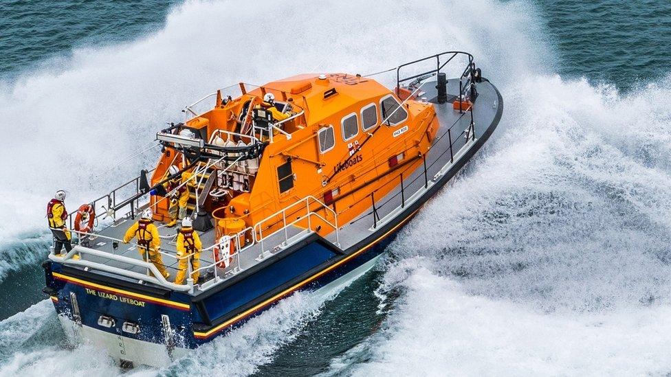 A volunteer RNLI lifeboat crew