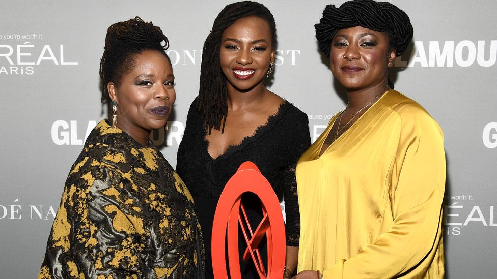 Patrisse Cullors, Opal Tometi, and Alicia Garza