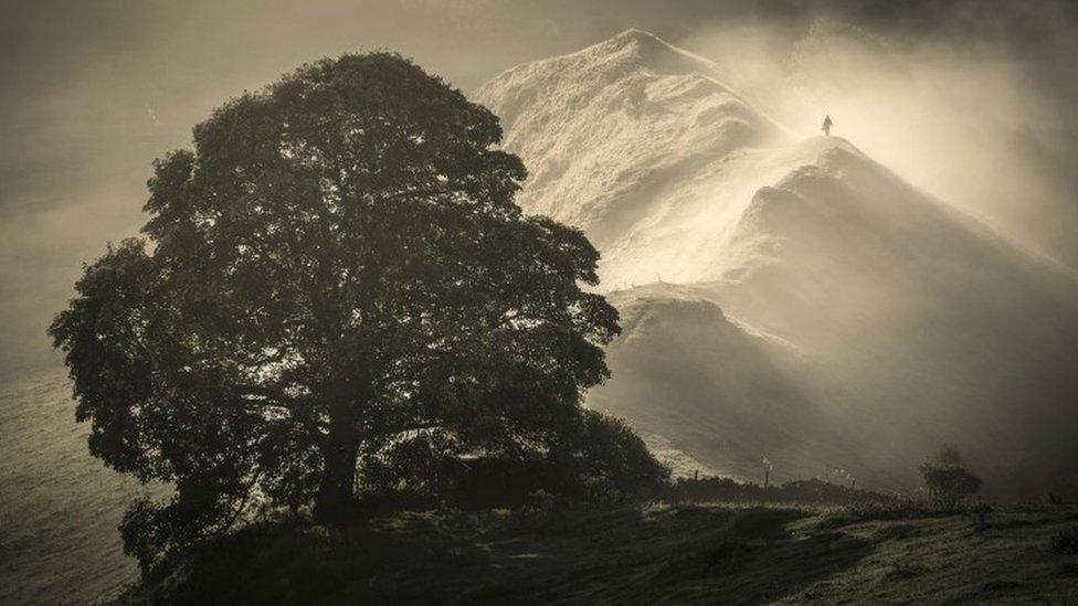 Martin Birks' snap of Chrome Hill in the Peak District, Derbyshire, which has won the Living The View award