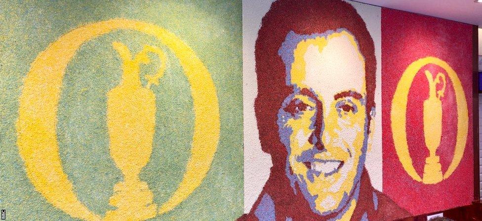 An artwork of Francesco Molinari made in hundreds and thousands in Morelli's ice cream shop