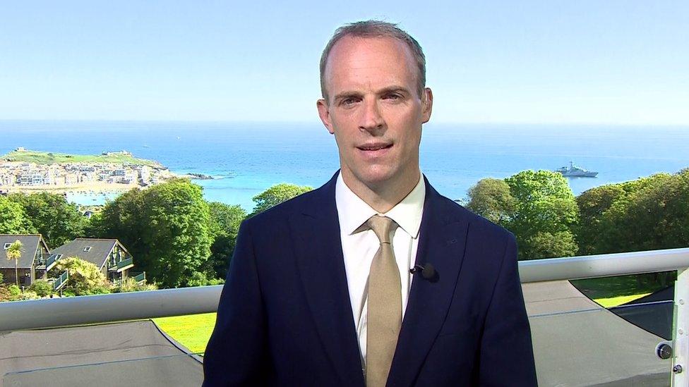 Foreign Secretary Dominic Raab