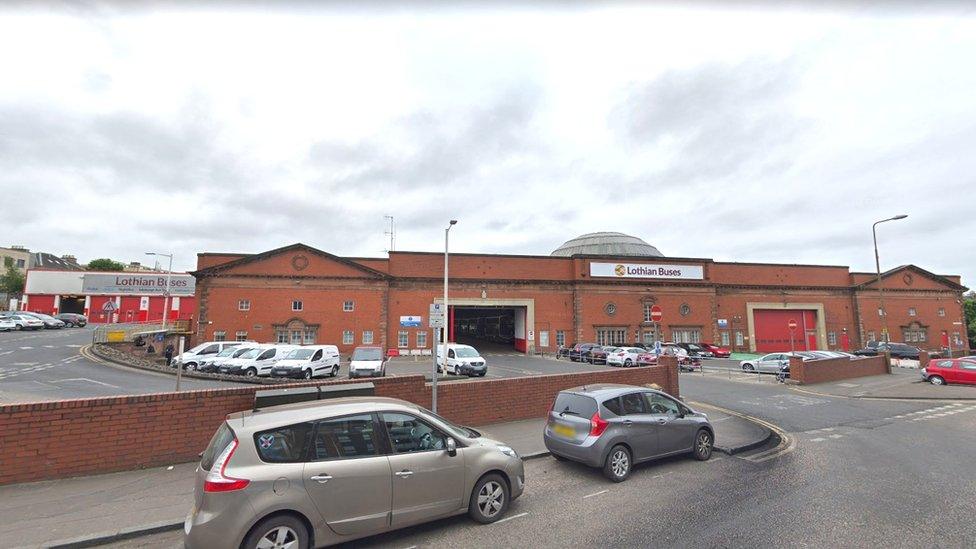 Lothian Buses' Annandale Street depot