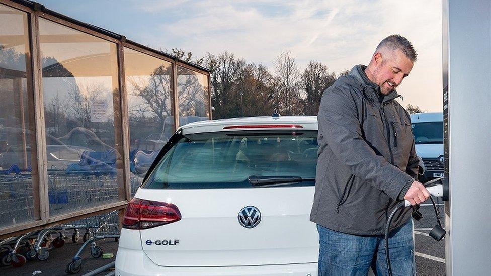 VW charging point