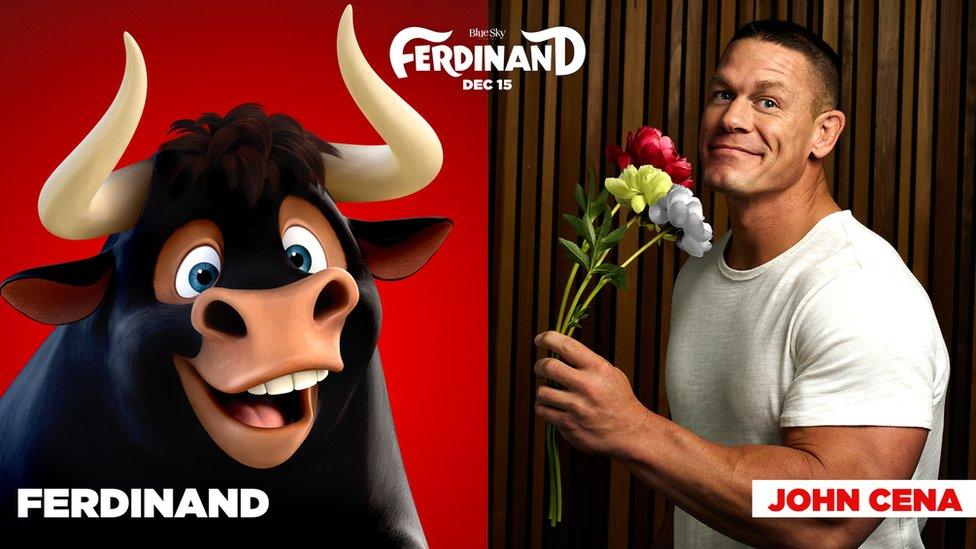 Ferdinand voiced by John Cena