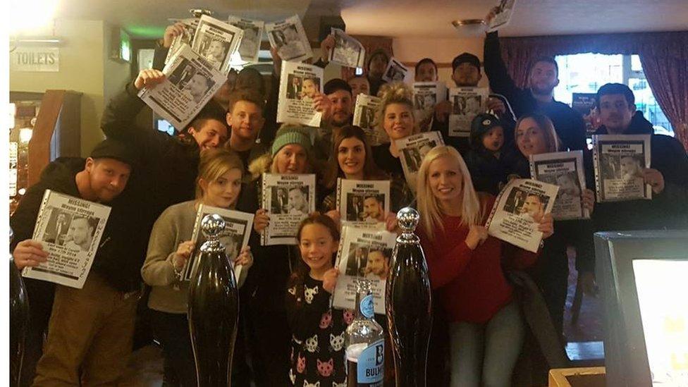 The family and friends of Wayne Stirrups