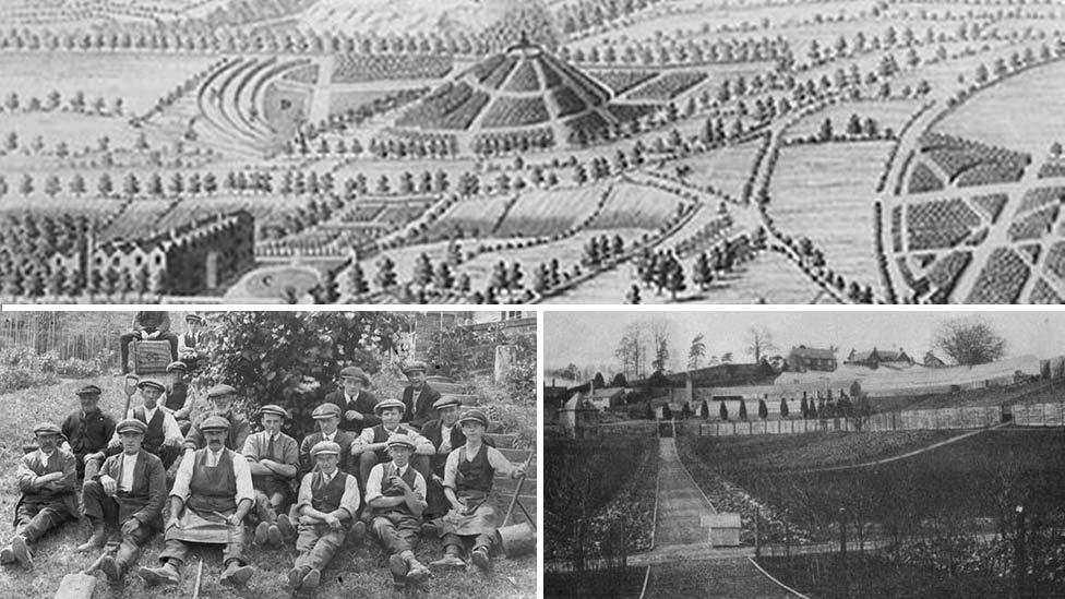 Old photographs of Whitehurst Gardens