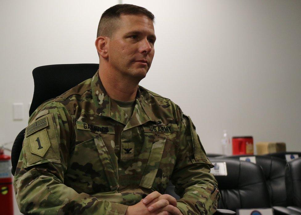 Colonel Steve Gabavics, Commander of the Joint Detention Force at Guantanamo Bay