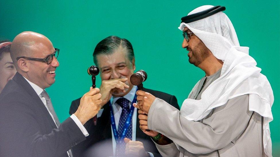 Delegates at COP28