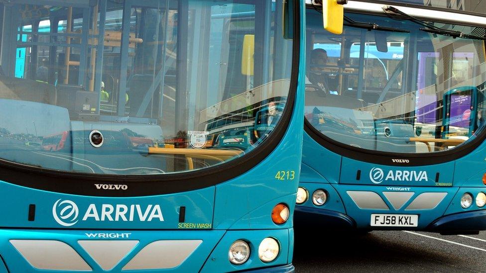 Two Arriva buses