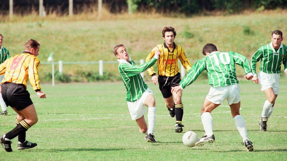 Billingham Synthonia v West Auckland, Northern League match, Saturday 19th August 1995