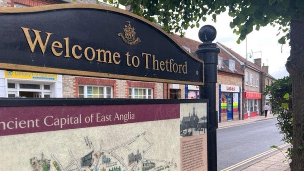 Thetford sign