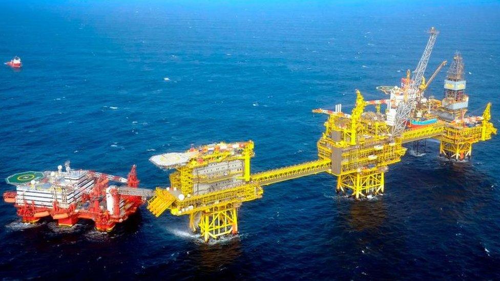 north sea platform