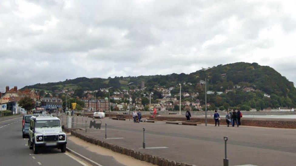 North Hill In Minehead, Seen From Warren Road