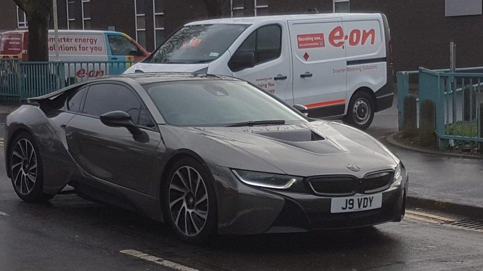 Jamie Vardy's car